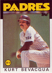 1986 Topps Baseball Cards      789     Kurt Bevacqua